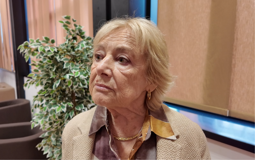 Rende: Giuliana Sgrena all'UniCal si rifiuta di essere intervistata davanti alla bandiera italiana