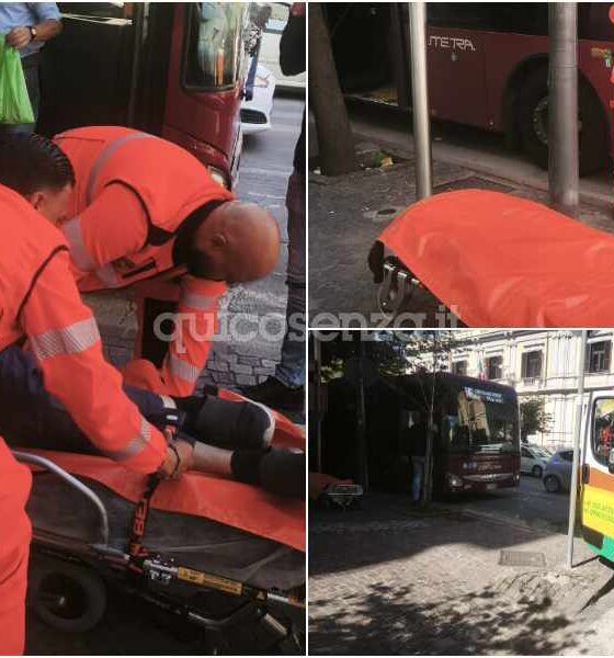 soccorso anziano cosenza autobus croce verde lattarico