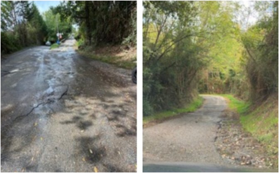Rende, residente di via Vallone presenta un esposto: «da giorni una perdita idrica mette a rischio la strada» 54 via vallone acqua strada rende 03